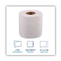 Toilet Paper | Boardwalk B6145 2-Ply Standard Septic Safe 4 in. x 3 in. Toilet Tissue - White (96/Carton) image number 3