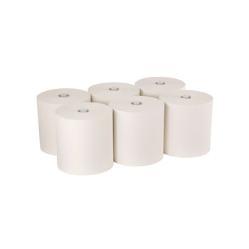 Georgia Pacific Professional 26490 7.87 in. x 1150 ft. 1-Ply Pacific Blue Ultra Paper Towels - White (6 Rolls/Carton)