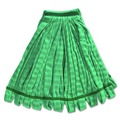 Mops | Rubbermaid Commercial FGT85206GR00 5 in. Green Headband Microfiber Tube Mop - Medium Green (6/Carton) image number 1