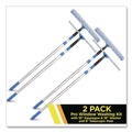 Cleaning Tools | Gritt Commercial GRI1376F182PK Pro Window Washing Kit with Squeegee, Washer and 6 ft Telescopic Pole, 18-in Wide Blade, 2/Kit image number 1