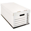 Office Jansan | Universal 9522002 Medium-Duty Easy Assembly Letter File Storage Box - White (12/Carton) image number 1