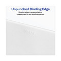 Office Jansan | Avery 12393 11 x 8.5 Avery-Style Preprinted Legal Bottom 26-Tab Dividers - White (25/Pack) image number 2