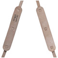 Safety Harnesses | Klein Tools 5413 Soft Leather Work Belt Suspenders - One Size, Light Brown image number 5