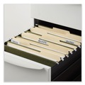 Office Jansan | Universal UNV14142 1/5-Cut Tab Box Bottom Hanging File Folders - Letter Size, Standard Green (25/Box) image number 3