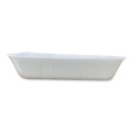 Food Service | GEN 20KWH 12 in. x 8.7 in. x 2.45 in. No. 20K Foam Meat Trays - White (125/Carton) image number 1