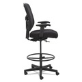  | Alera ALEEL4614 Elusion Series Mesh Stool with 22.6 in. to 31.6 in. Seat Height - Black image number 2