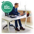 Office Jansan | Floortex NRCMFLBS0004 46 in. x 60 in. Ecotex Marlon BioPlus Rectangular Polycarbonate Chair Mat for Hard Floors - Clear image number 6