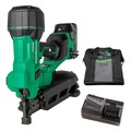 Coil Nailers | Metabo HPT NV1845DAM 18V MultiVolt Lithium-Ion Cordless Coil Roofing Nailer Kit (2 Ah) image number 0