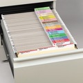 Office Jansan | Smead 64910 Viewables 3.5 in. Wide 1/3-Cut Complete Bulk Pack Refill Hanging Folder Tabs and Labels - Assorted Colors (1/Box) image number 6