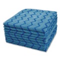 Labor Day Sale! Save $30 off $199! | Rubbermaid Commercial FGQ62000BL00 HYGEN 16 in. x 16 in. Microfiber Cleaning Cloths - Blue (12/Carton) image number 0