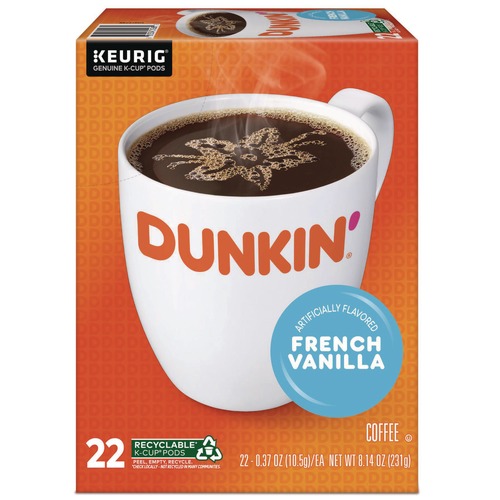 Bulk Savings Pricing 2 | Dunkin' 5000363272 K-Cup Pods - French Vanilla (22/Box) image number 0