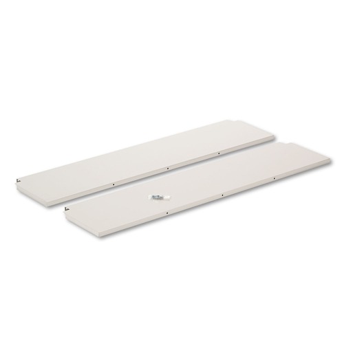 | Mayline SLF60PG Kwik-File 56 in. x 25.5 in. Mailflow-To-Go Shelf for 60 in. Wide Table - Pebble Gray image number 0