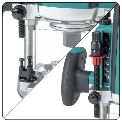 Plunge Router Makita RP2301FC 3-1/4 HP Variable Speed 9,000