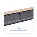 Brooms | Boardwalk BWK20418 3 in. Flagged Polypropylene Bristles 18 in. Brush Floor Brush Head - Gray image number 3
