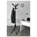 Office Jansan | Alba PMCAFE 21.67w x 21.67d x 69.33h Cafe Ten Peg/Five Hook Wood Coat Stand - Espresso Brown image number 3