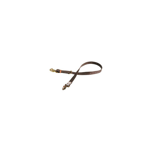 Safety Harnesses | Klein Tools KL5295-6-6L 6.5 ft. Positioning Strap with 5 in. Snap Hook - Brown image number 0