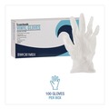 Disposable Gloves | Boardwalk BWK361MCT 3.6 mil Thick 9.5 in. Long Powder-Free Exam Vinyl Gloves - Medium, Clear (100/Box, 10 Boxes/Carton) image number 5