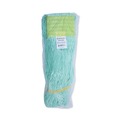 New Year New Savings! Save $25 off $150 | Boardwalk BWK1200MEA EcoMop Looped-End Recycled Fibers Mop Head - Medium, Green image number 2