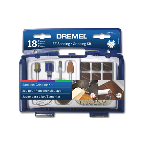 Rotary Tools | Dremel EZ686-01 EZ Lock Sanding and Grinding Kit image number 0