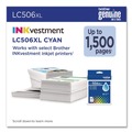 Ink & Toner | Brother LC506XLCS INKvestment 1500 Page-Yield High-Yield Ink - Cyan image number 2