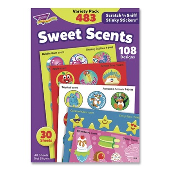 TREND General Variety Stinky Stickers - Assorted Colors (480/Pack)