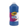  | Crayola 543132042 Artista II 32 oz Bottle Washable Tempera Paint - Blue image number 0