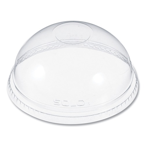 Food Service | Dart DNR626 5.5 oz to 26 oz Plastic Dome Lid - Clear (1000/Carton) image number 0