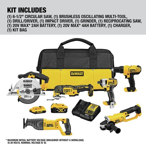 Strategy 18v 6 in 1 combo tool kit best sale