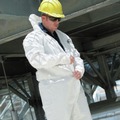 Bib Overalls | Ansell 38941 A35 Liquid and Particle Protection Coveralls - 2X-Large, White (25/Carton) image number 4