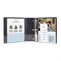 Office Jansan | Avery 19750 11 in. x 8.5 in. 3 Rings 3 in. Capacity Showcase Economy View Binders with Slant Rings - Black image number 2