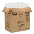 Food Trays, Containers, and Lids | Dart 32MJ48 32 oz. Foam Containers - White (500/Carton) image number 3