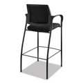 Office Chairs | HON HICS7.F.E.IM.CU10.T Ignition 300 lbs. Capacity Fixed Arm 4-Way Stretch Mesh Back Cafe Height Stool - Black image number 4