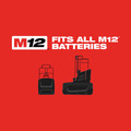 Heated Jackets | Milwaukee 204B-20L M12 TOUGHSHELL Lithium-Ion Cordless Heated Jacket (Jacket Only) - Large, Black image number 11