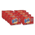 Cleaning Tools | Brillo 53304 2.5 in. x 3 in. Steel Wool Soap Pads - Gray/Pink (12/Carton) image number 0