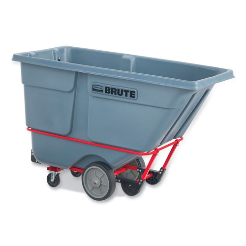 Cleaning Carts | Rubbermaid Commercial 2192467 1 cu yd BRUTE DURATILT Frame Tilt Truck Heavy Duty 2100 lb Capacity Gray image number 0