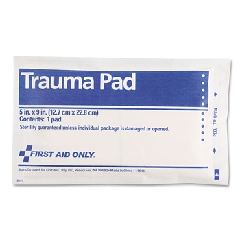 First Aid Only 5 in. x 9 in. SmartCompliance Sterile Trauma Pad