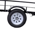 Utility Trailer | Detail K2 MMT6X10 6 ft. x 10 ft. Multi Purpose Open Rail Utility Trailer with Drive-Up Gate image number 8