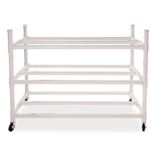 Utility Carts | Champion Sports 30CART 19 in. x 55 in. x 45 in. 176 lb Capacity 30 Basketball Heavy-Duty Cart - White image number 0
