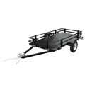 Tool Carts | Detail K2 MFT4X8RK 4 ft. x 8 ft. UV Black Powder Coated Open Rail Kit for MFT4X8 Folding Trailer image number 5