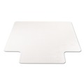 Office Chair Mats | Deflecto CM14113 36 x 48 SuperMat Frequent Use Flat Lipped Chair Mat for Med Pile Carpet - Clear image number 3