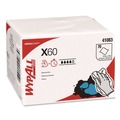 Office Jansan | WypAll 41083 12.5 in. x 10 in. 1/4 Fold X60 Cloths - White (70/Pack, 8 Packs/Carton) image number 1