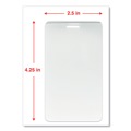 Office Jansan | Universal UNV84660 2.5 in. x 4.25 in. 5 mil Laminating Pouches - Gloss Clear (25/Pack) image number 5