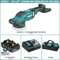 Polishers | Makita XOP02T 18V LXT Lithium-Ion Brushless Cordless 5 in. / 6 in. Dual Action Random Orbit Polisher Kit (5 Ah) image number 1