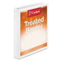  | Cardinal 32200 11 in. x 8.5 in., 1 in. Capacity, 3 Rings, Treated Binder ClearVue Locking Round Ring Binder - White image number 0