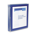 Office Jansan | Avery 17685 3 Round Rings 1 in. Capacity 11 in. x 8.5 in. Flexi-View Binder - Navy Blue image number 0
