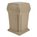 Trash & Waste Bins | Rubbermaid Commercial FG843088BEIG Ranger 35-Gallon Fire-Safe Structural Foam Container - Beige image number 2
