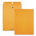  | Quality Park QUA38197 Clasp #97 Square Flap Clasp/Gummed Closure 10 in. x 13 in. Envelope - Brown Kraft (100/Box) image number 1