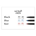 Pens | uni-ball 60144 ONYX Fine 0.7 mm Roller Ball Pen - Black/Red Barrel (1-Dozen) image number 7