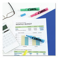 Office Jansan | Avery 17752 HI-LITER Chisel Tip Desk-Style Highlighters - Assorted Ink Colors, Assorted Barrel Colors (4/Set) image number 7