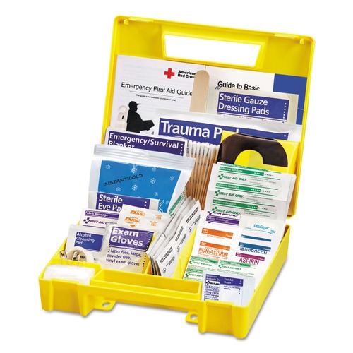 First Aid | First Aid Only FAO-340 138-Piece Essentials Plastic Case First Aid Kit for 5 People image number 0
